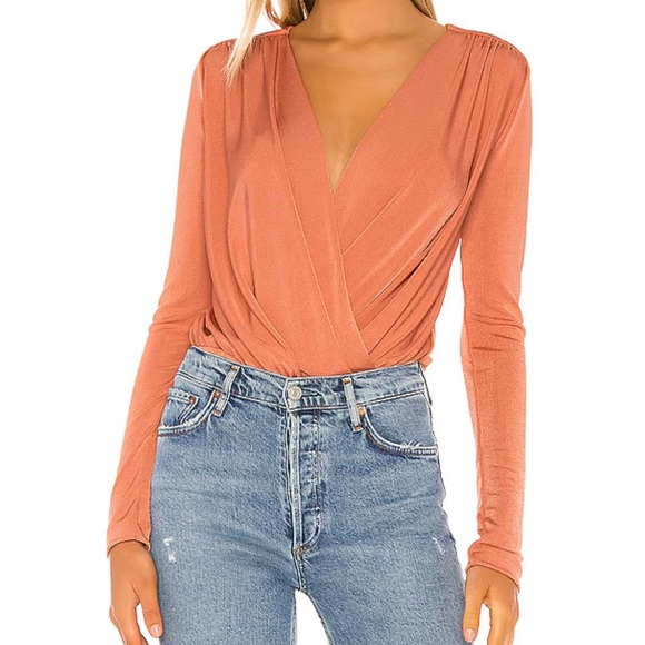 Free People Intimately Free small Turnt body suit Burnt ginger spice - Revolve - Picture 2 of 7